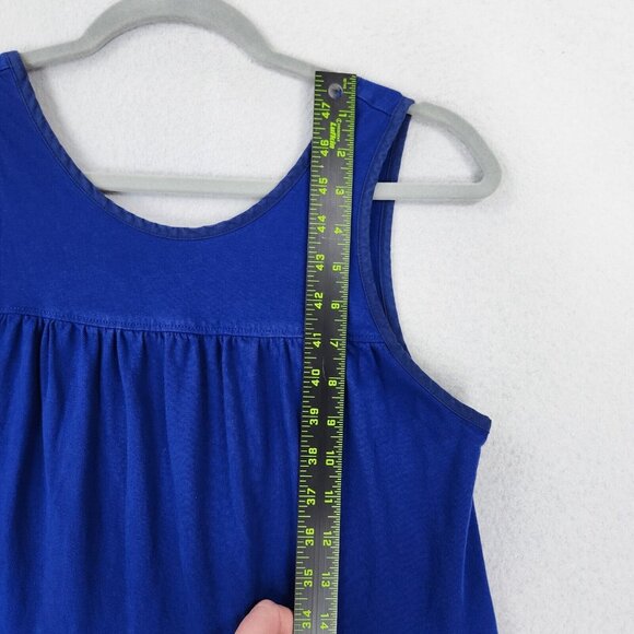 Everlane Dress Womens Small Blue The Weekend Tiered A Line Sleeveless Casual - Picture 5 of 10